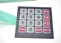 震動の証拠の注文の膜スイッチ、電気膜スイッチ キーパッド